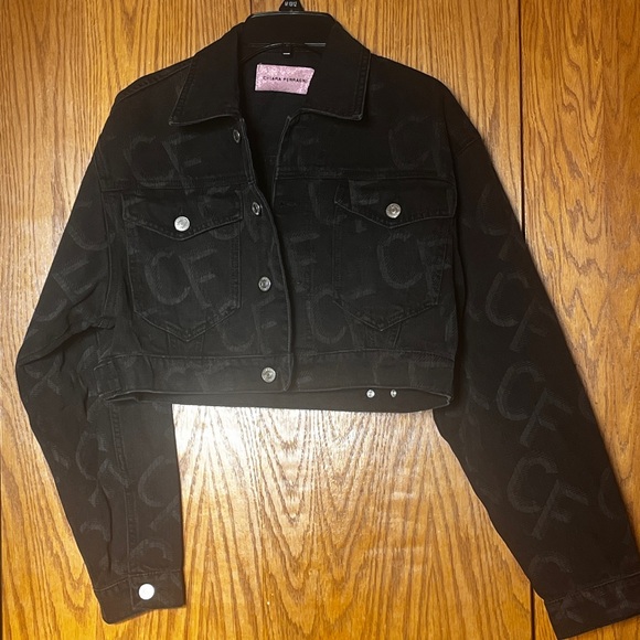 Chiara Ferragni Dark Jean Jacket - Picture 2 of 10